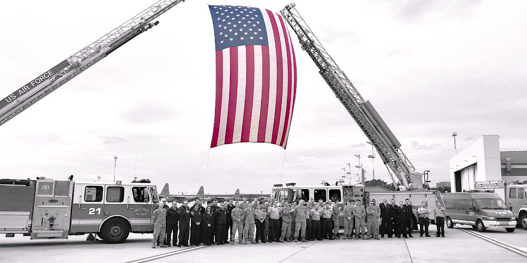 Gedenkfeier zum 11. September auf dem Flugplatz Ramstein