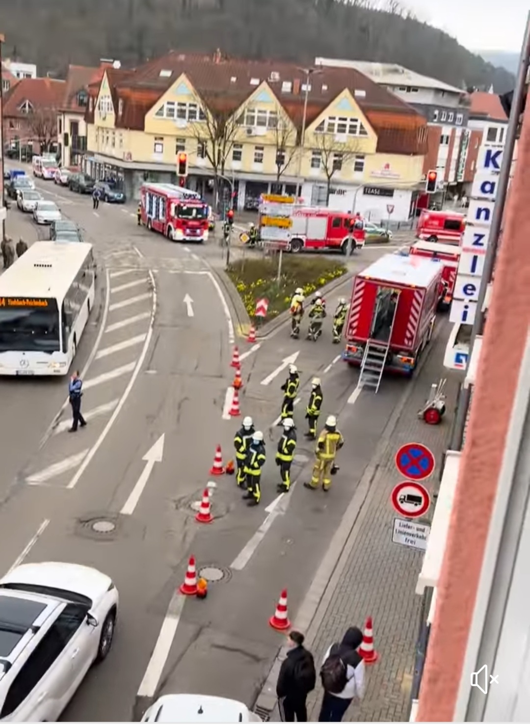 036 17.03.20222 Gasaustritt Landstuhl Feuerwehr VG Ramstein