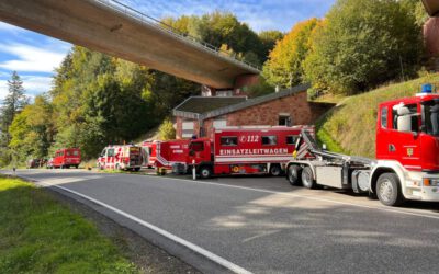 Übung Katastrophenschutz im Hörnchenbergtunnel