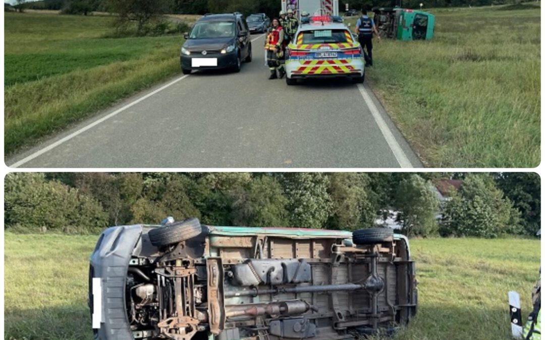 189 – 16.09.2025 – VU Transporter im graben – K9